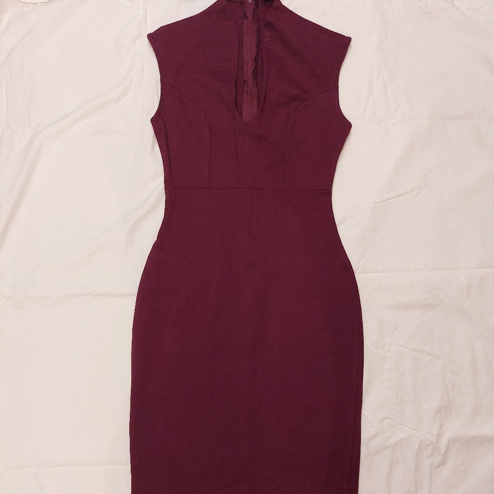 Windsor Plum Bodycon Dress